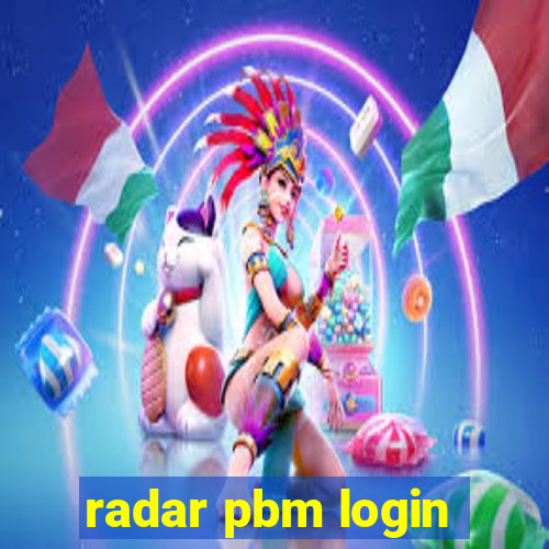 radar pbm login